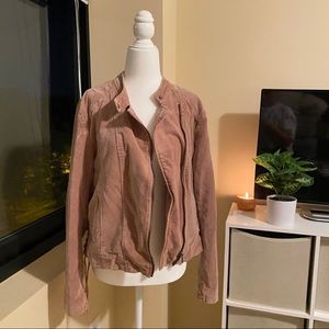 MAURICES PINK CORDUROY JACKET